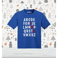 thumbnail image 2 of Shop4Ever I Heart U ABC's  Love You Toddler's Cotton T-Shirt 3T Royal Blue, 2 of 6