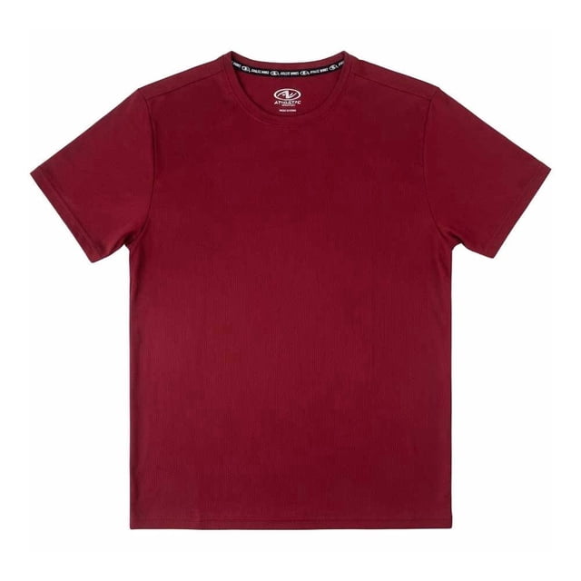 Playera Athletic Word para Hombre Cuello Redondo Manga Corta Rojo Talla CH