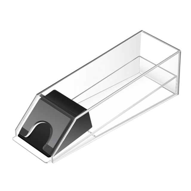 Tarjetas Dispensador de tarjetas de juego de zapatos Portable, zapatero acrílico zapato de descarga de zapatillas de descarga para la recolección de Claro