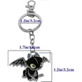 thumbnail image 3 of 2 Pcs Keychains Key Holder Key Rings Couple Keychain Lovers Keychain Black Gift, 3 of 4