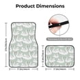 thumbnail image 3 of Salouo White Birds for 4-Piece Floor Mats, Custom Fit Car Mats All-Weather Car Foot Mats Automotive Floor Mats for Cars, Trucks, SUVs, Vehicle Floor Liner, 3 of 7