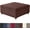 Coffee, variant on XUELC Stretch Square Ottoman Slipcover Jacquard Knit, Washable, Elastic Bottom, Furniture Protector