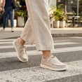 thumbnail image 5 of STQ Women Slip on Canvas Loafers with Arch Support Orthopedic Comfy Shoes Business Lightweight for Foot Pain Brownness US 9.5, 5 of 7