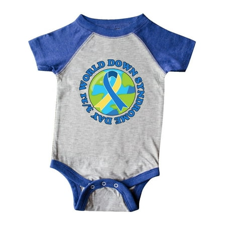 

Inktastic World Down Syndrome Day March 21 with Planet Earth Gift Baby Boy or Baby Girl Bodysuit