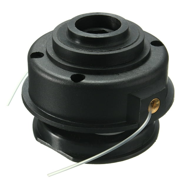 Universal 2 Line Spool Mower String Trimmer Head Cutting Black For