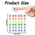 thumbnail image 2 of 20pcs Self-Adhesive Paper Decorative Stickers for Party Decorative Presents Sealing Hand 90x90mm 36 patterns/pc, 2 of 7