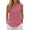 Hot Pink, variant on Linen Tank Tops for Women Solid Button down Tank Top Sleeveless Loose Tank Top Size M