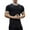 Black, variant on Men's Basketball Training T-Shirt Performance Stretch Sports Top Breathable Muscle Fit Activewear Gym Running Short Sleeve Tee Mens Basic Tee Shirts Summer Vintage T Shirts
