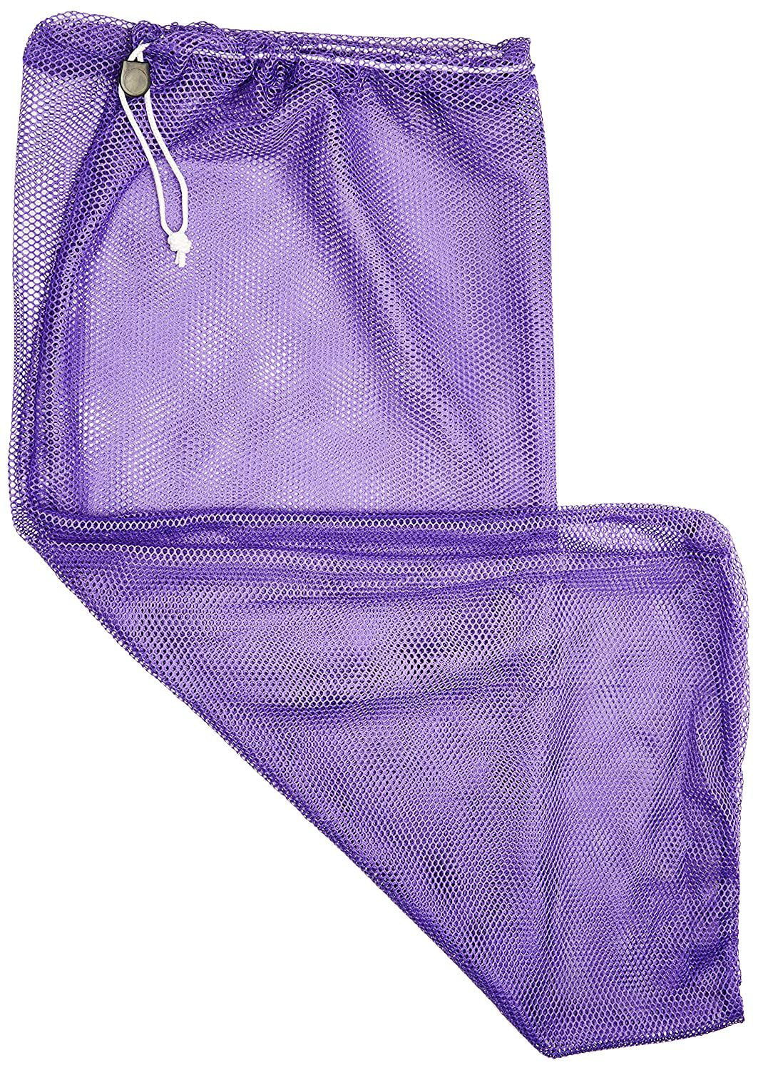 BSN Sports Heavy-Duty Mesh Equipment Bag Purple