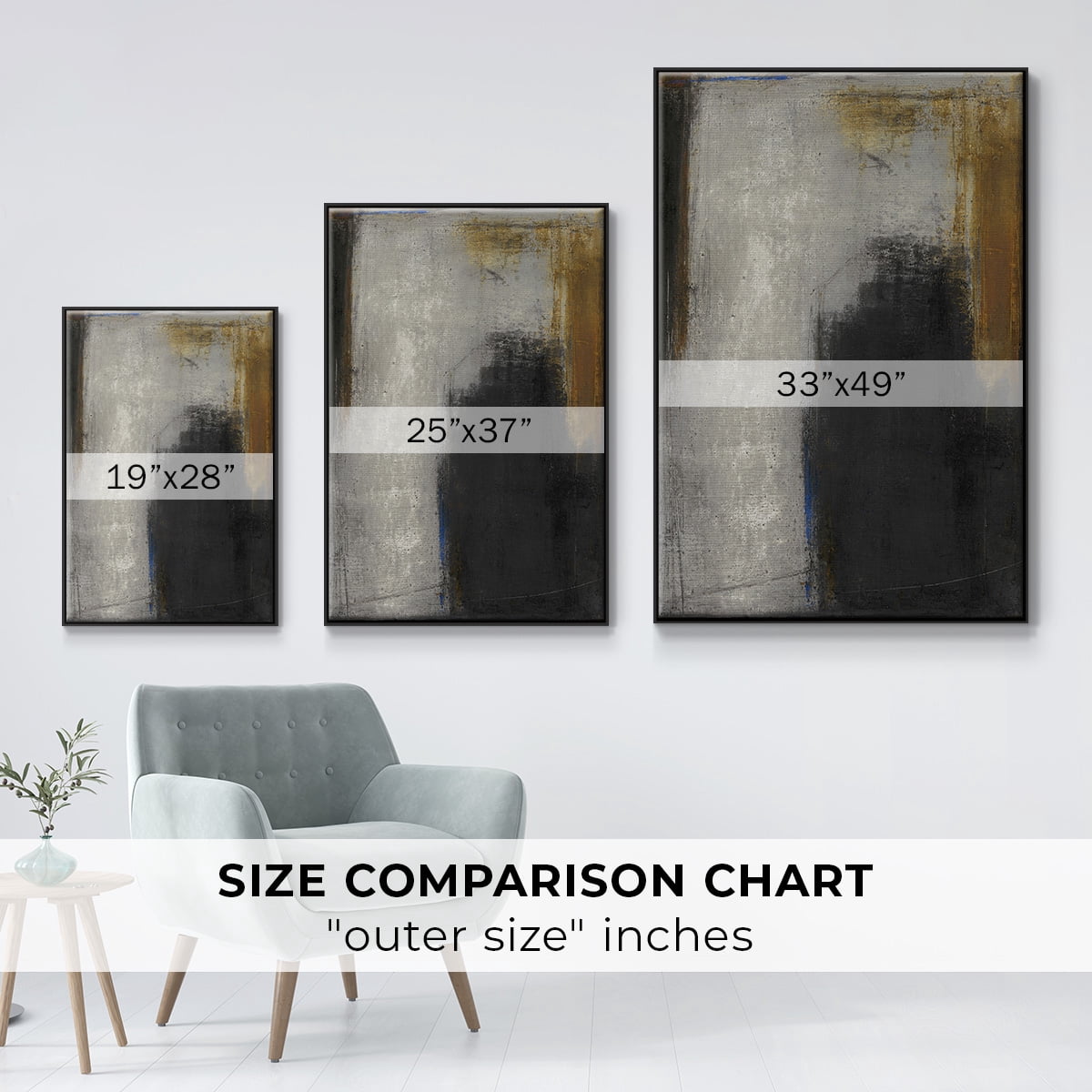 On My Way to Lately Framed Premium Gallery Wrapped Canvas - Ready to Hang - 27 x 41 - Black Floating Frame