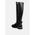 thumbnail image 2 of Renny Buckle Strap Embellished Calf Boots, 2 of 10
