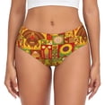 thumbnail image 1 of Balery Thanksgiving Day Ropa Interior de Algodón para Mujer con Dibujo – Braguitas Cómodas y Elásticas, Estilo Clásico-X-Small, 1 of 6