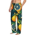 thumbnail image 6 of Naloa Fresh Orange Pajama Pants Men, PJ Bottoms, Sleep & Lounge Pants-Small, 6 of 6