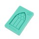 thumbnail image 3 of Molde de silicona para repostería, estilo europeo, estilo retro, con forma de ventana de hierro para pastel de chocolate (verde), 3 of 7
