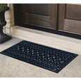 thumbnail image 3 of A1 Home Collections 19-LB Heavy Duty Rubber Doormat 24"×57" - Won't Blow Away | Outdoor Front Door Mat, Mud Dirt Scraper, Non-Slip Drainage Mat for Entryway Patio Garage, All-Weather, 3 of 7