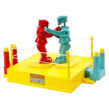 New Rock 'Em Sock 'Em Robots Game, Manufacturer's Suggested Age: 5 Years and Up Includes: storage box Material: plastic By rock em sock em