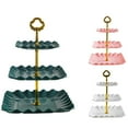 thumbnail image 4 of Tray Dessert Cupcake Fruit Snack Tray Decoration Pastry Three-Layer Fruit Plate, 4 of 6