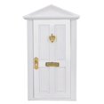 thumbnail image 3 of Puerta De Casa De Muñecas, 1:12 Exquisita Mini Puerta De Madera Con Aguja Para Tienda De Arte Para Entusiastas Del Bricolaje ANGGREK Mini Wood Door, 3 of 8