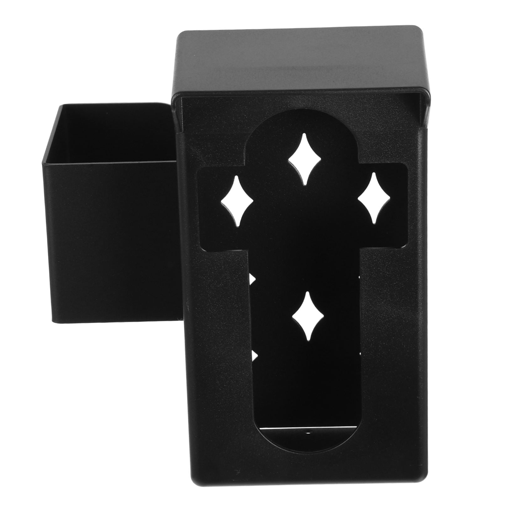 NICEXMAS Anti Theft Doorbell Mount No Drill Installation Black 1 Set 5.9x3.3x2.5in