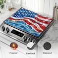 thumbnail image 4 of Silicone Stove Mat for Glass Top Stove, Watercolor Painting Of Flowing American Flag Electric Stove Cover Mat, 28 x 20 Inch Heat - Resistant Gas Gtove Burner Covers Glass Stove Top Protector, 4 of 4