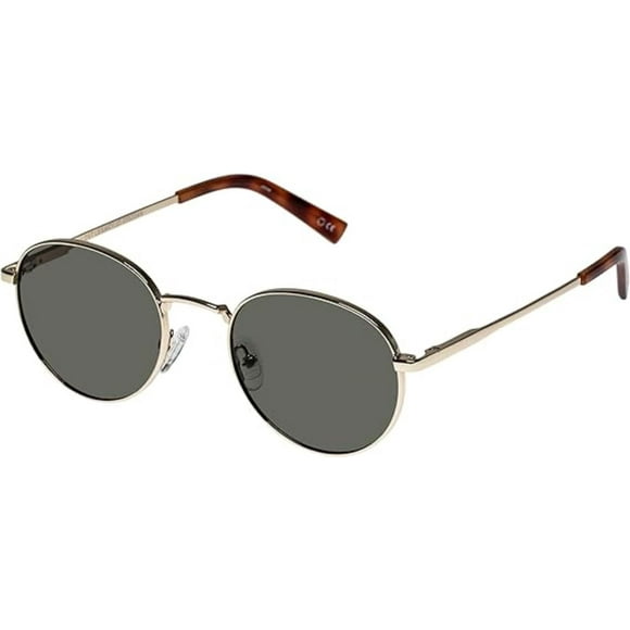LE SPECS Unisex Sunglasses Lost Legacy 2102344 Gold Metal 52mm