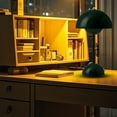 thumbnail image 4 of Desk Lamp Black, Touch Dimmable 2400mAh Rechargeable, Minimalist Mushroom Retro Design, Bedside Nightstand Lighting, 4 of 4