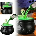thumbnail image 7 of Halloween DIY Witches Cauldron Set with Mist Maker & Potion-Bottle, Halloween Skeleton Potion Witches Decorations, Halloween Vintage Home Decor for Table, Mantel, Kitchen, 7 of 7