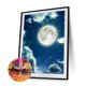 thumbnail image 2 of Cuadros Decorativos 5D Moon Landscape Diamond Mosaic Pictures DIY hecho a mano Full Likrtyny Round Mosaic Art Craft Picture Ornament decoración interior, 2 of 7