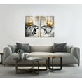 thumbnail image 4 of Visual Art Decor 2-Piece Animal King Framed Canvas Wall Art Painting, 32x24 Inches, 4 of 13
