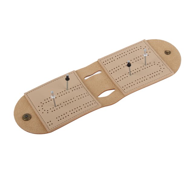 Carta Sport Tablero De Cribbage De Madera Con Dos Pistas Y Fichas – Juego De Pub Tradicional
