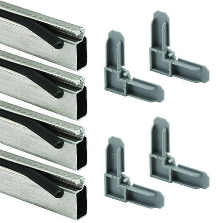 screen frame window aluminum kit screens prime line pl mill kits finish damaged replace missing pack parts repair inch replacement