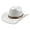White, variant on Western Cowboy Hat for Women Men Adjustable Wide Brim Sun Outdoor Rancher Style Hat Durable Lightweight Design