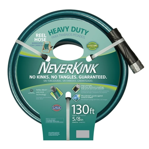 Compass Health Never Kink 5/8 in x 130 ft Heavy Duty Garden Hose