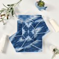 thumbnail image 5 of 3 Piece Bath Towels Set Bath Towel, Hand Towel and Face Towel for Bathroom, Gym, Hotel Blue and White Tie-dye, 5 of 7