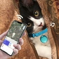 thumbnail image 4 of Unlimited Range 5G Pet GPS Tracker Collar for Cats & Dogs - AirTag Compatible, Worldwide Tracking, FindMy Supported, Lightweight & Waterproo, 4 of 5