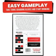 Do or Drink Blackout Tower Game Night Drinking Games for Adults with 54 Blocks and Challenges