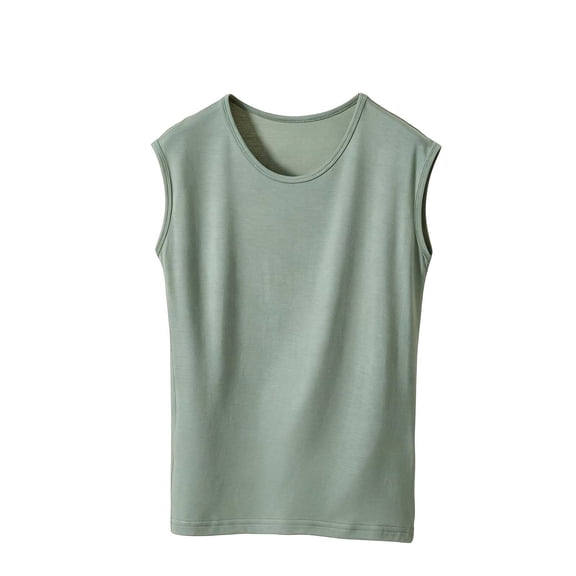 GUACER Women's Modal Round Neck Tank Tops, Sleeveless Casual Vest, Soft Breathable Undershirt for Summer