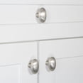 thumbnail image 2 of Grandeur 800052 Eden Prairie 1-3/4” Solid Brass Vintage Oval Cabinet Knob - Brass, 2 of 7