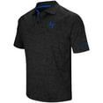 thumbnail image 2 of Men's Colosseum Heathered Black Air Force Falcons Down Swing Raglan Polo, 2 of 3