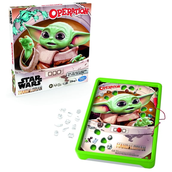 Operation Game: Star Wars The Mandalorian Edition Board Game for Kids and Family Ages 6 and Up