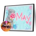 thumbnail image 1 of Cuadros Decorativos Kit de pintura de diamante 5D DIY oso mosaico de taladro redondo completo mensual (B3067) Sywqhk Nuevos Originales, 1 of 1