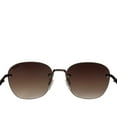 thumbnail image 5 of Quay Australia Jezabell Rimless Sunglasses Chocolate Brown, 5 of 8