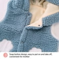 thumbnail image 3 of URMAGIC Hooded Lamb Velvet Vest Jacket Warm Fleece Coat for Newborn Baby Boys Girls,Toddlers, 3 of 7