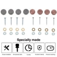 thumbnail image 3 of AURARMLET 8Jgo Tornillos Decorativos De Inoxidable Para Con Anillo De, 3 of 8