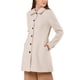 thumbnail image 4 of Abrigo de invierno de una sola botonadura con cuello Peter Pan para mujeres Inspire Chic M Beige, 4 of 7