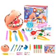 thumbnail image 1 of DEBGFS 22Pcs Playdoh Tools Food-Safe Quality Modeling Clay Simple-to-Use Fun Playdough Accessories Imaginative Developmental Playdough Sets for Kids with 8Pcs Clay,21pcs&clay, 1 of 5