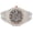 2 Tone White/Rose, variant on Custom Moissanite VVS Iced Out Watch