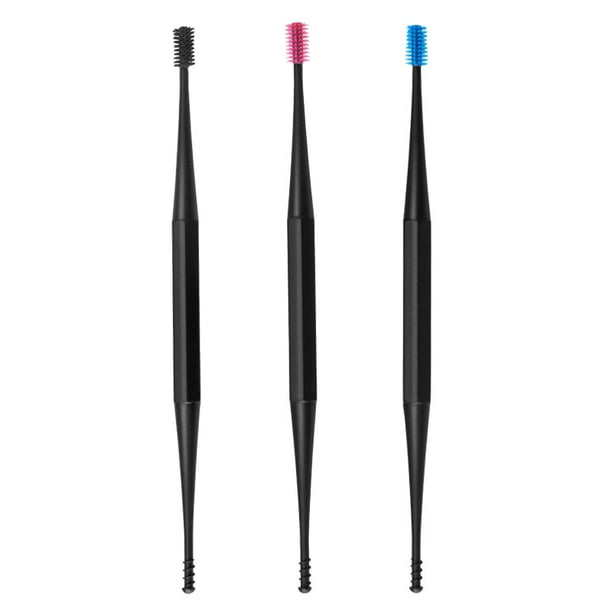 limpiador de cerumen reutilizable de silicona para limpiar los oídos, herramienta de limpieza para la belleza de los oídos