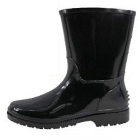 

Shoes8teen Childrens Unisex Rain Boots SH18 Black 9