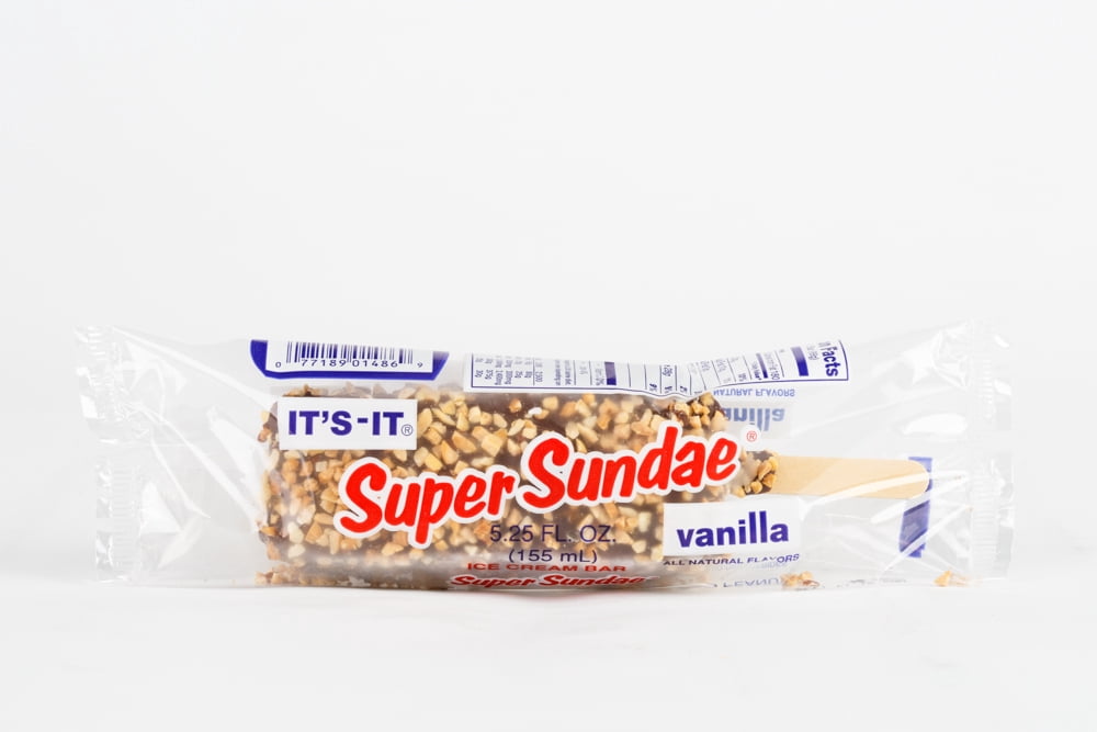 IT'S-IT Super Sundae Vanilla Ice Cream Bar 5.25 fl oz, 10-Count